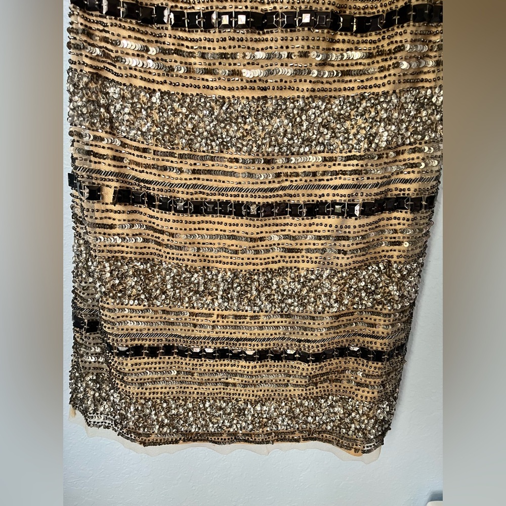 Cache Sequin Dress Size 4 - Picture 6 of 9
